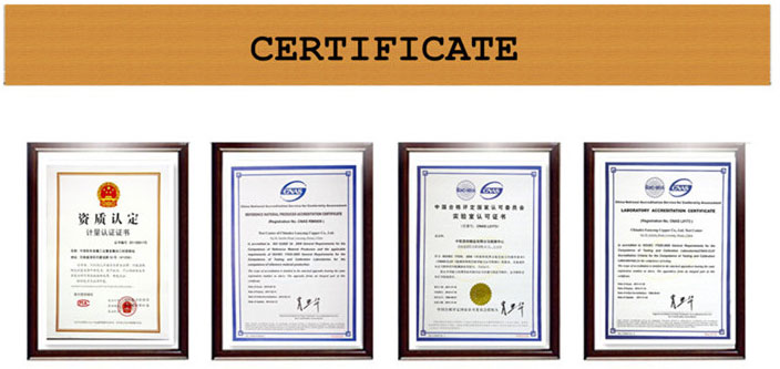 Rivet tubulaire en cuivre certificate